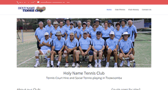 Desktop Screenshot of holynametennisclub.com