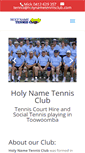 Mobile Screenshot of holynametennisclub.com